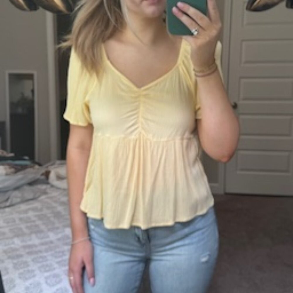 Yellow Flow Top